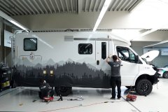Folierung-Prozess-Wohnmobil