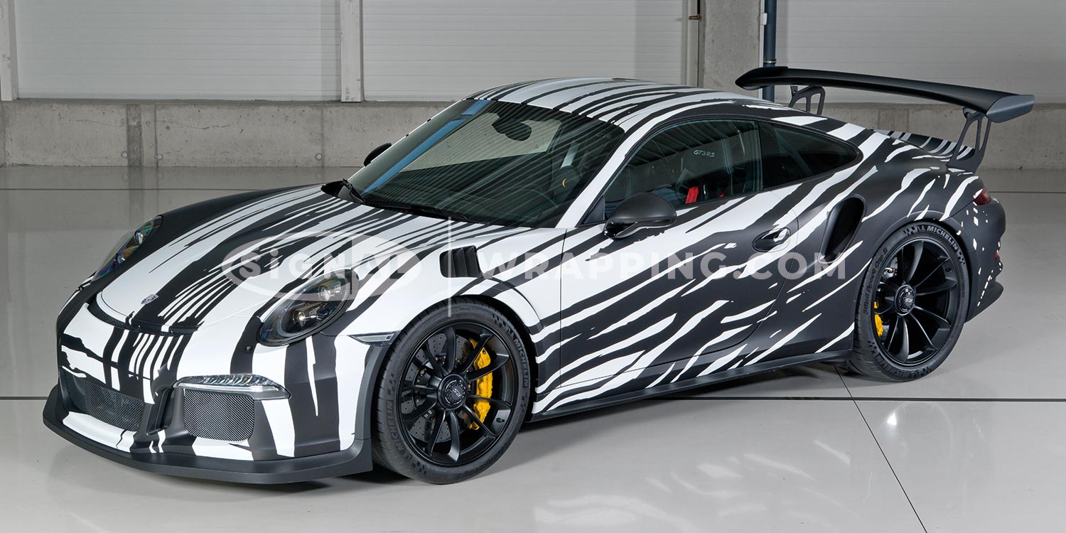 Porsche 911 GT3 RS mit 500 Zebrastärken