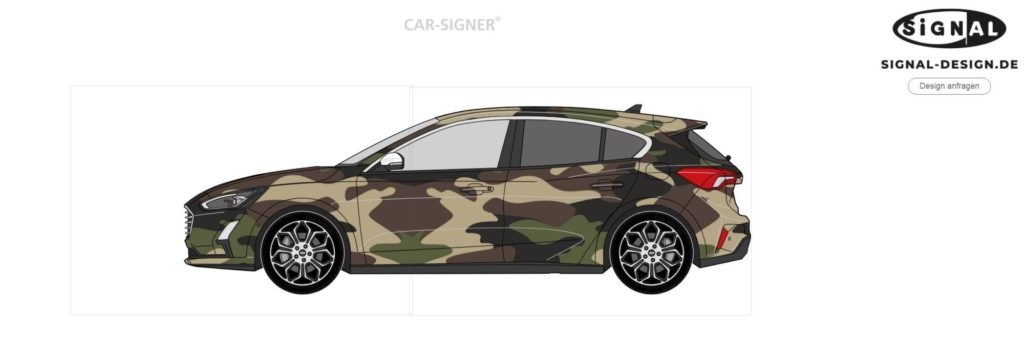 Camouflage Car Signer