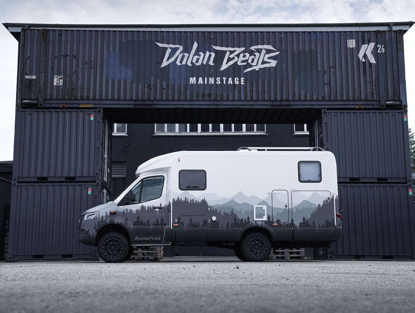 Beliebteste Wohnmobil Folierung: die Bergkette
