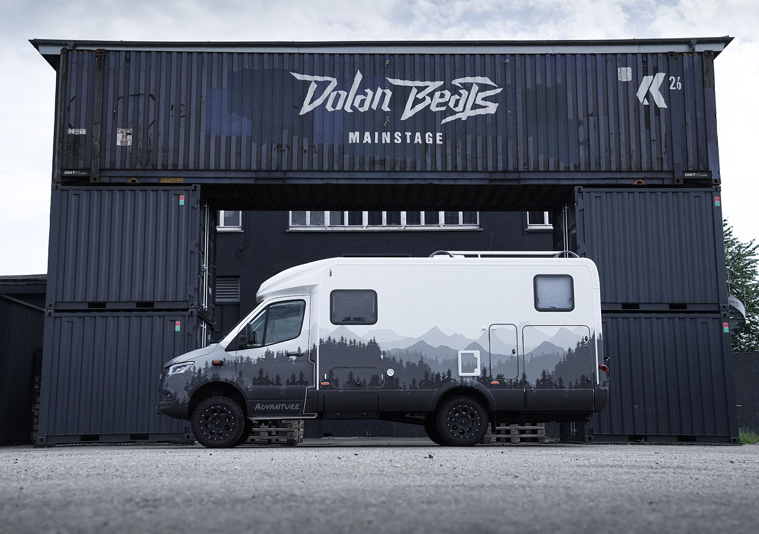 Beliebteste Wohnmobil Folierung: die Bergkette