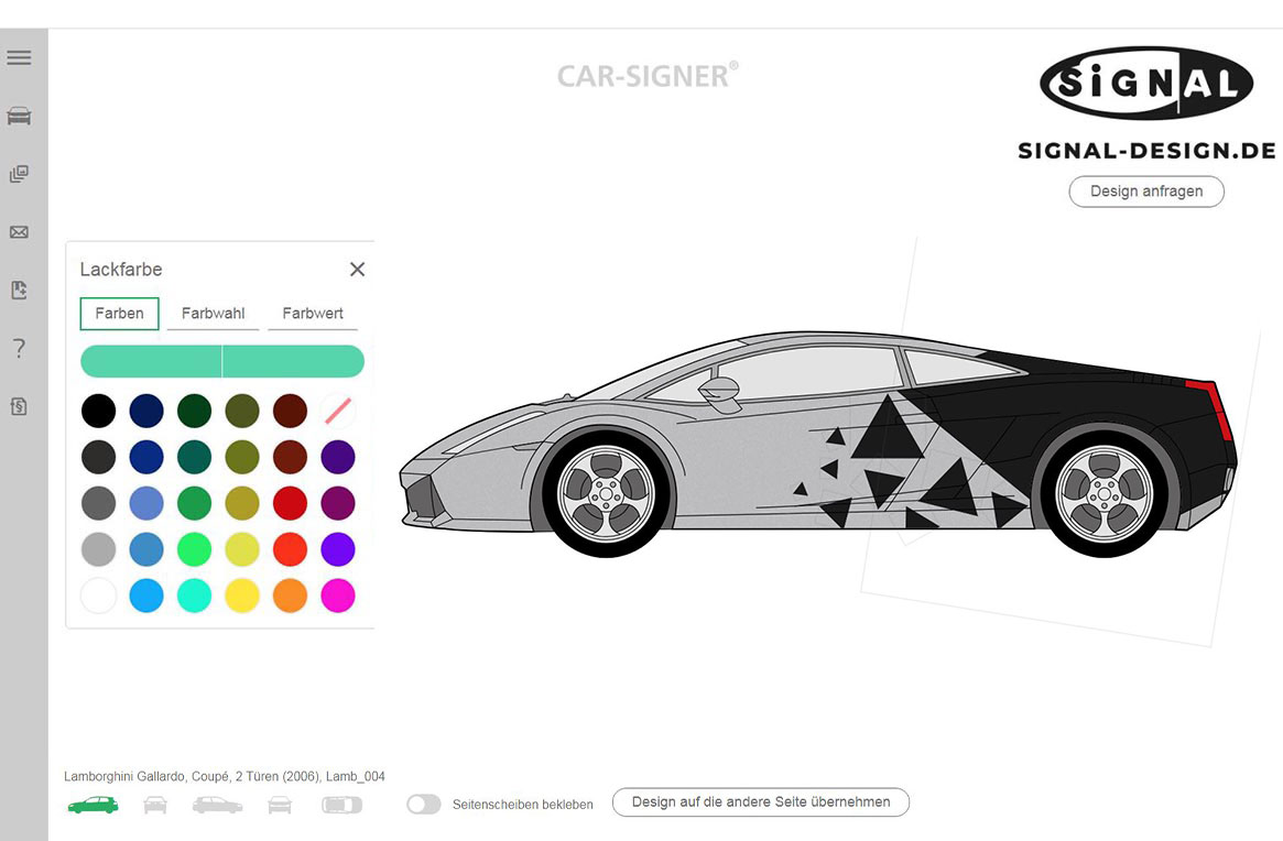 3D Car Wrapping Folie bedrucken lassen