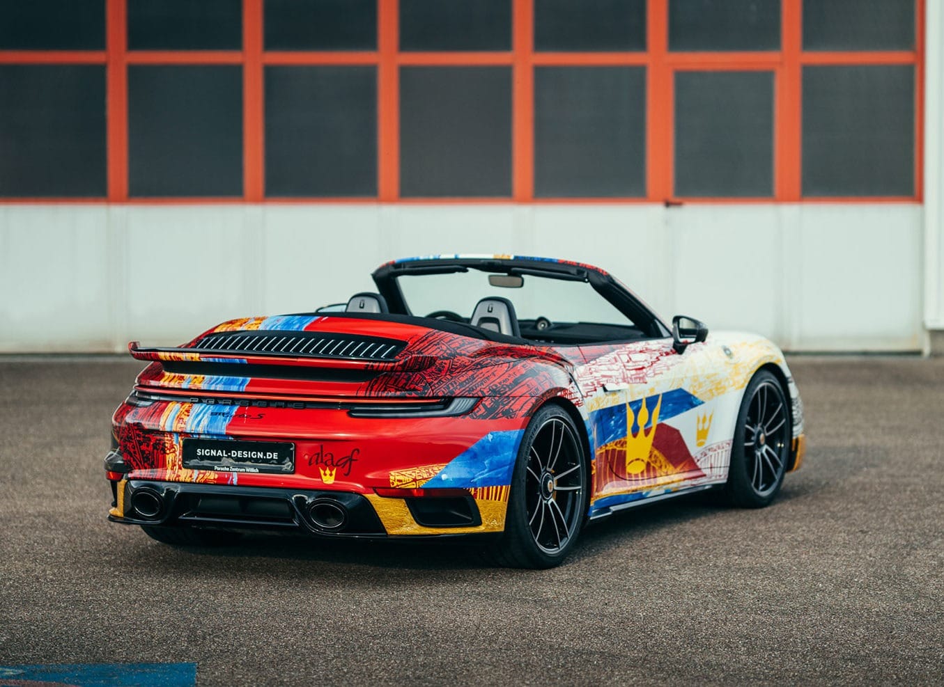 Porsche Design Folierung mit Timo Wuerz Design