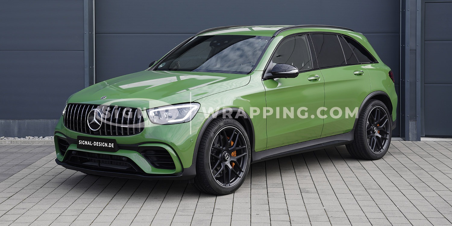 Mercedes Benz Folieren Beim Weltmeister Signal Wrapping