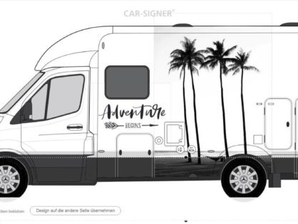 Kostenloser Wohnmobil folieren Konfigurator