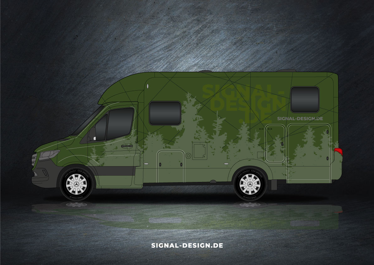 Reisemobil folieren: Schluss mit weißen Wohnmobilen!