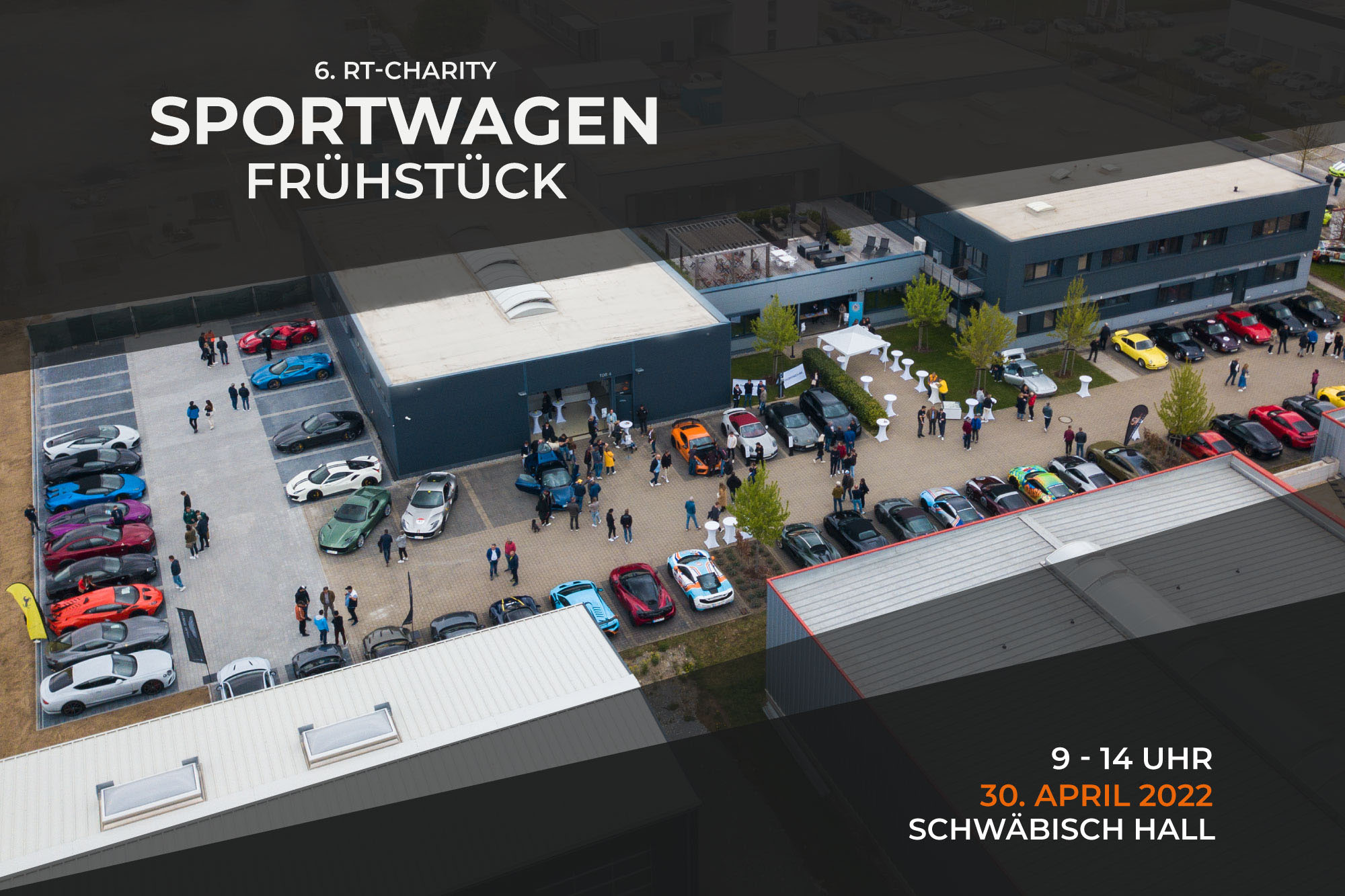 6. RT-Charity-Sportwagenfrühstück mit 170 Sportwagen