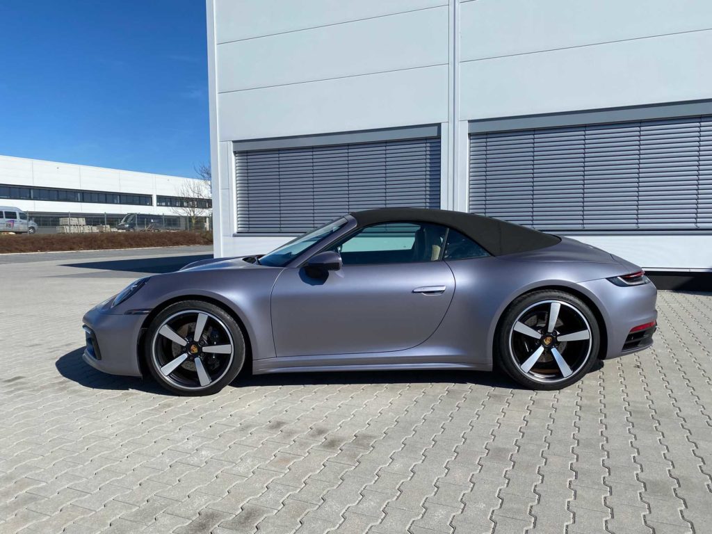 porsche space silver