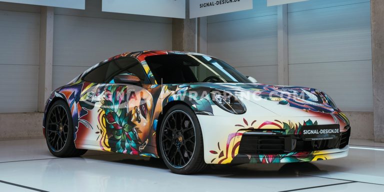 porsche folierung design