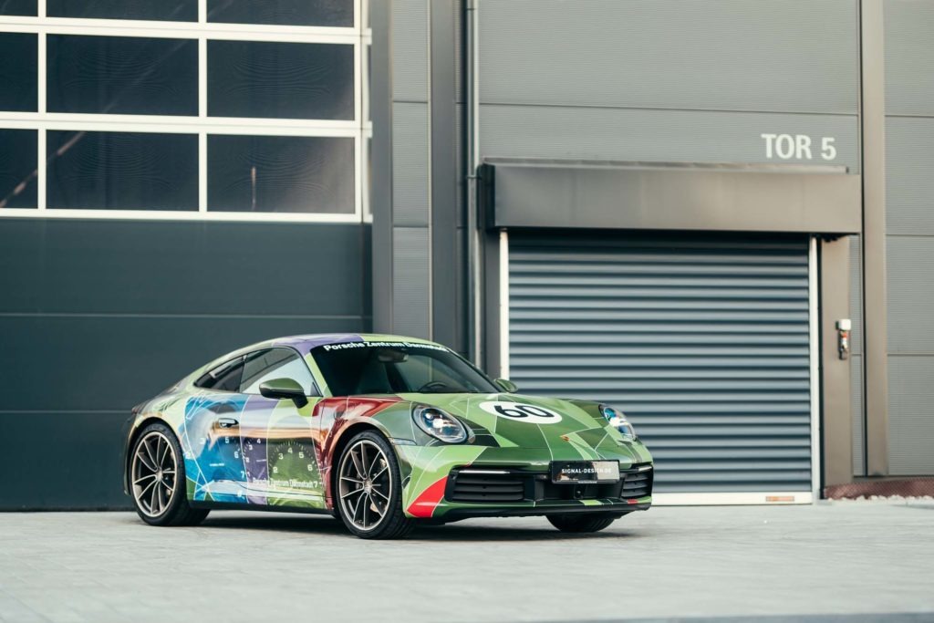 Porsche 911 Folierung bunt