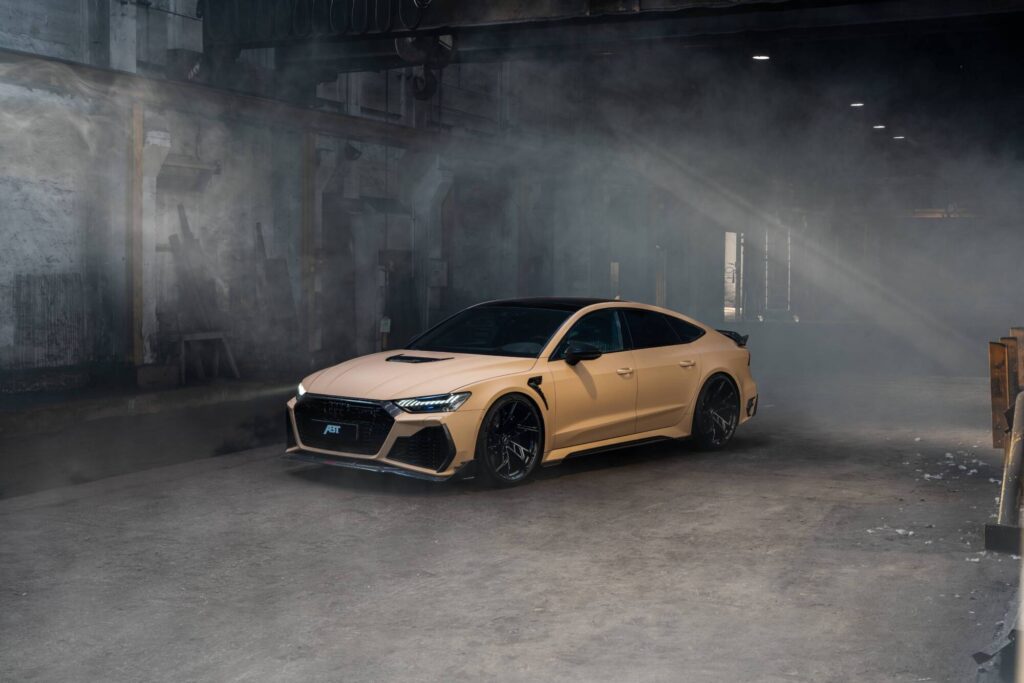 ABT Audi RS7-LE in matter Sandfarbe